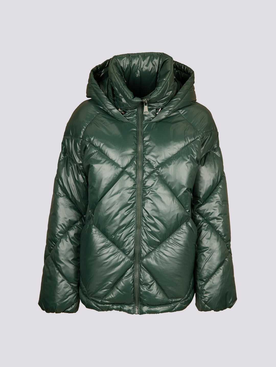 PIUMINO CORTO IN NYLON LEGGERO VERDE BOSCO 9000 0788 OOFWEAR 