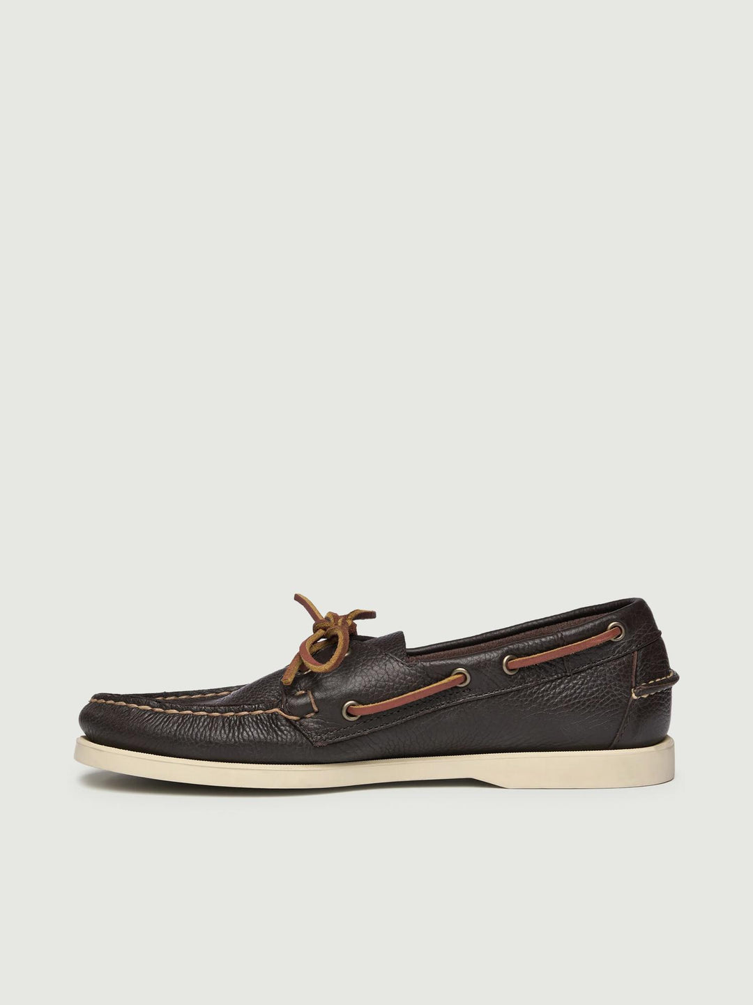 Mocassino Docksides Portland in pelle martellata marrone scuro 73118WW 901 SEBAGO 