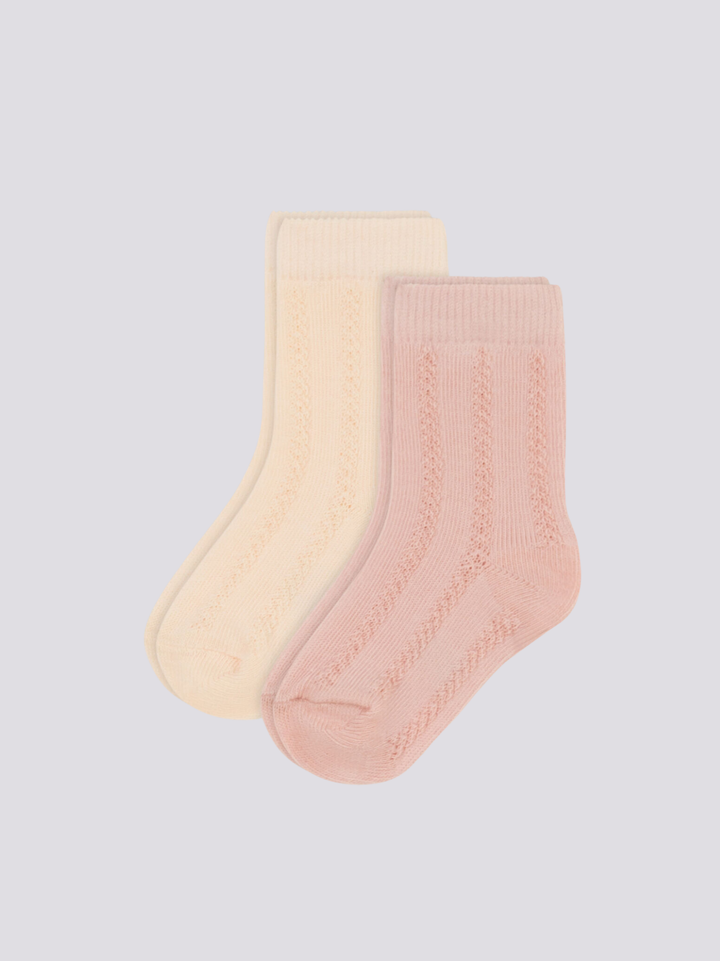 SET DI 2 PAIA DI CALZINI BEBÈ IN JERSEY DI COTONE TINTA UNITA A08VY 01 PETIT BATEAU 