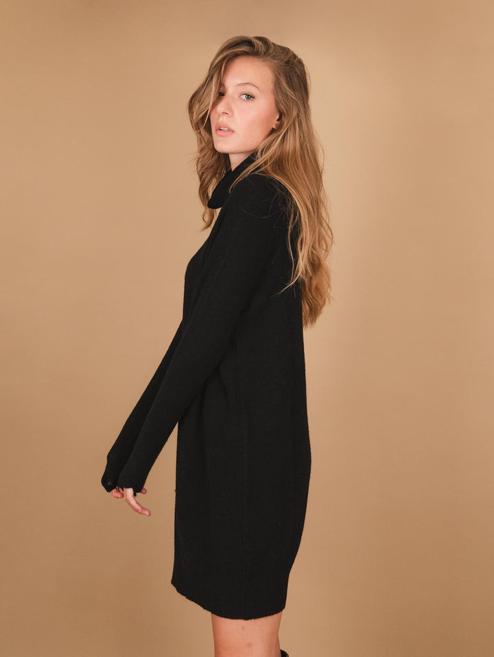 MAGLIA ABITO CON COLLO ALTO NERA 0370/225 010 BIMOR 