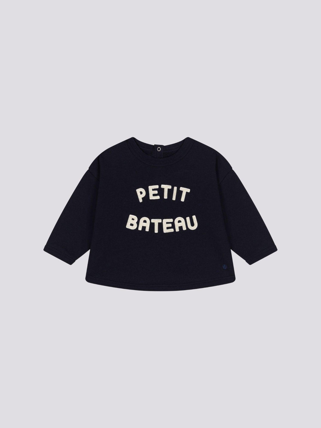 FELPA IN TESSUTO FELPATO PER BEBÈ A0ADP 01 PETIT BATEAU 