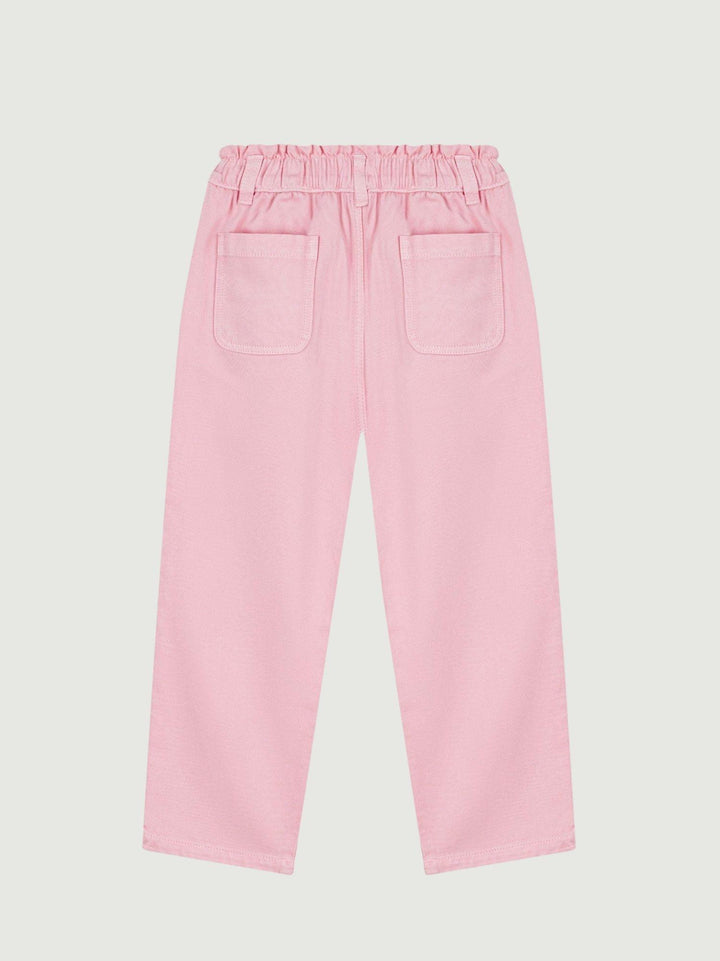 Pantaloni palazzo in cotone rosa A0F03 02 PETIT BATEAU 