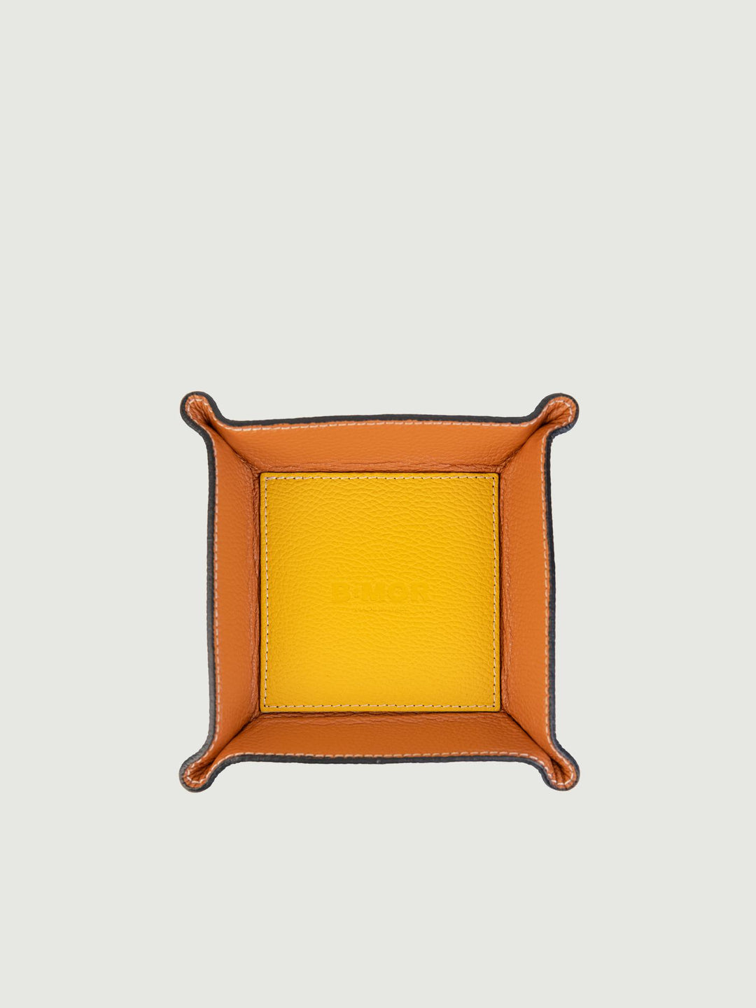 SVUOTATASCHE IN PELLE GIALLO
