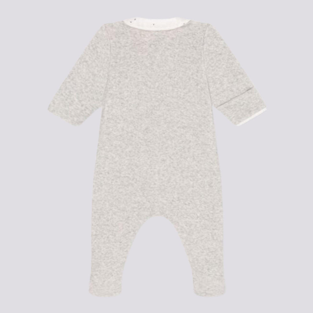 PIGIAMA BEBÈ IN CINIGLIA GRIGIO A09H5 01 PETIT BATEAU 