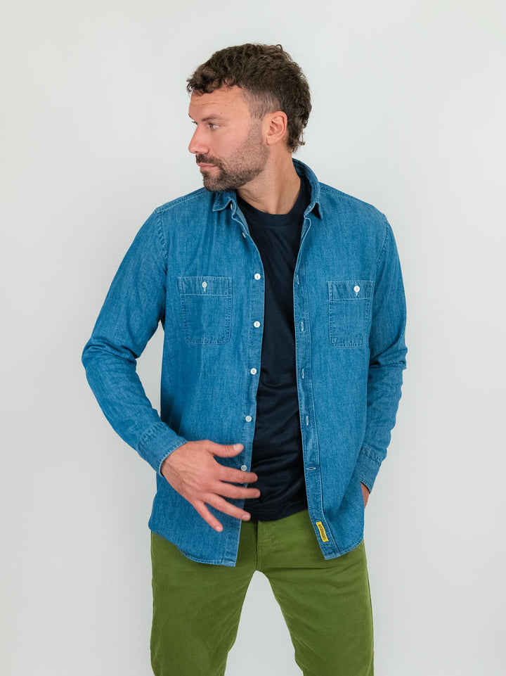 CAMICIA IN DENIM CON TASCHE