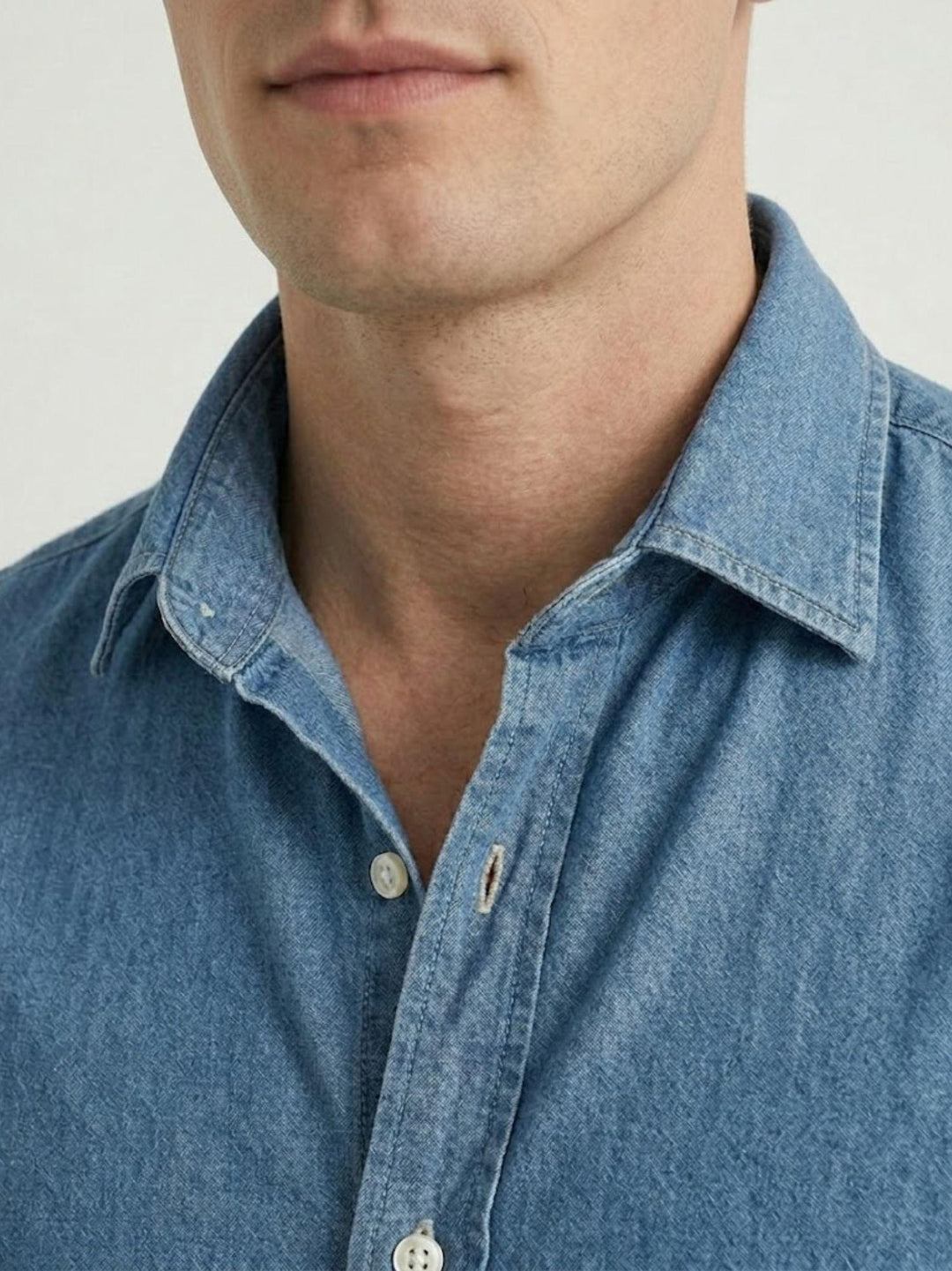 Camicia Bradford in denim medio BRADFORD/BDEN8 06 BAGGIES 