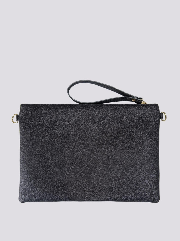 POCHETTE EASY GLITTER nero EASY - GLITTER NERO BIMOR 