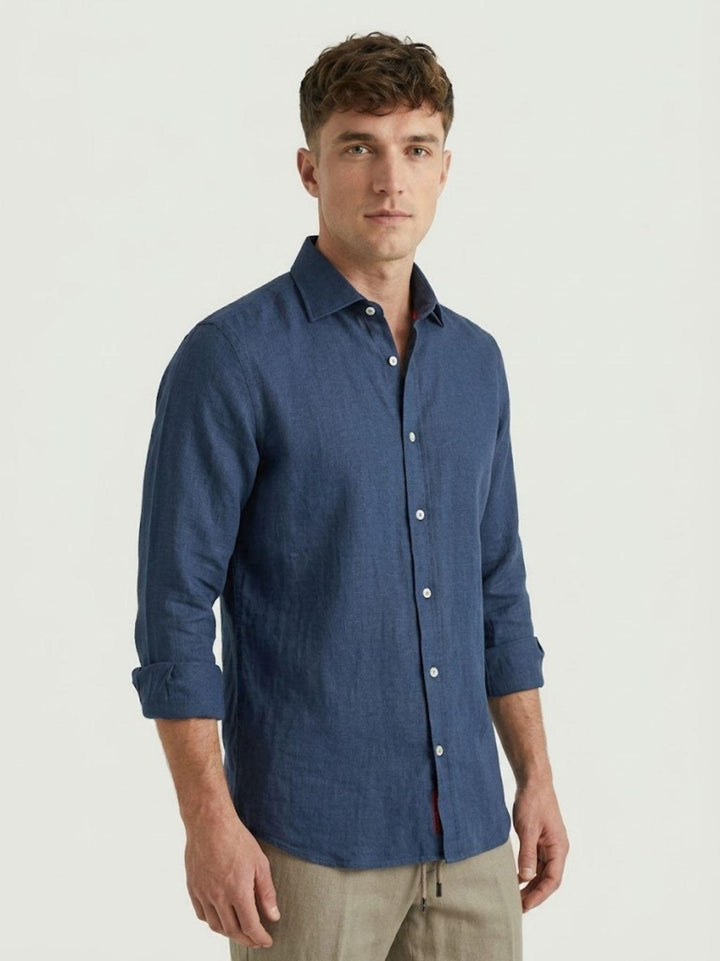 camicia in lino bluette 30 18 ANDREA MORANDO 