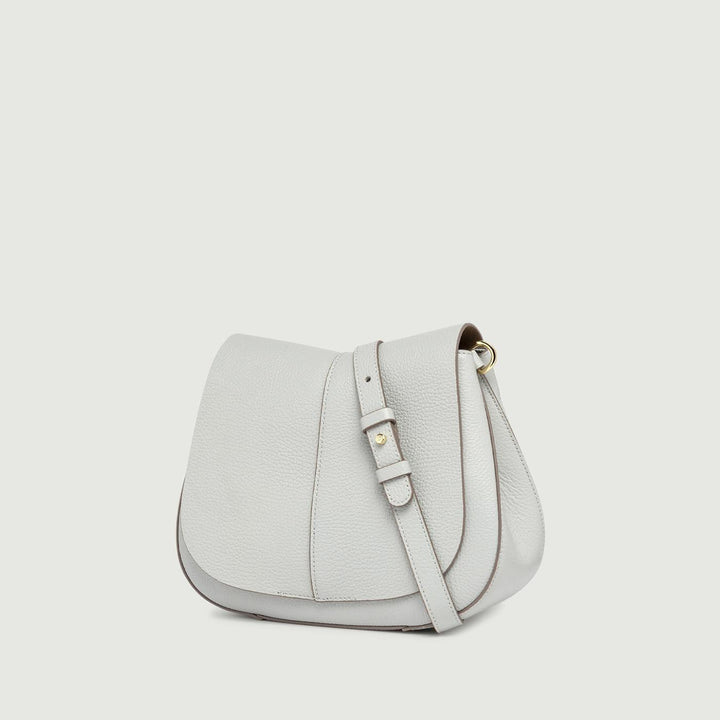 Borsa a tracolla Helena Round in pelle Silice BS 6036/COMM GRN-NA 13310 GIANNI CHIARINI 