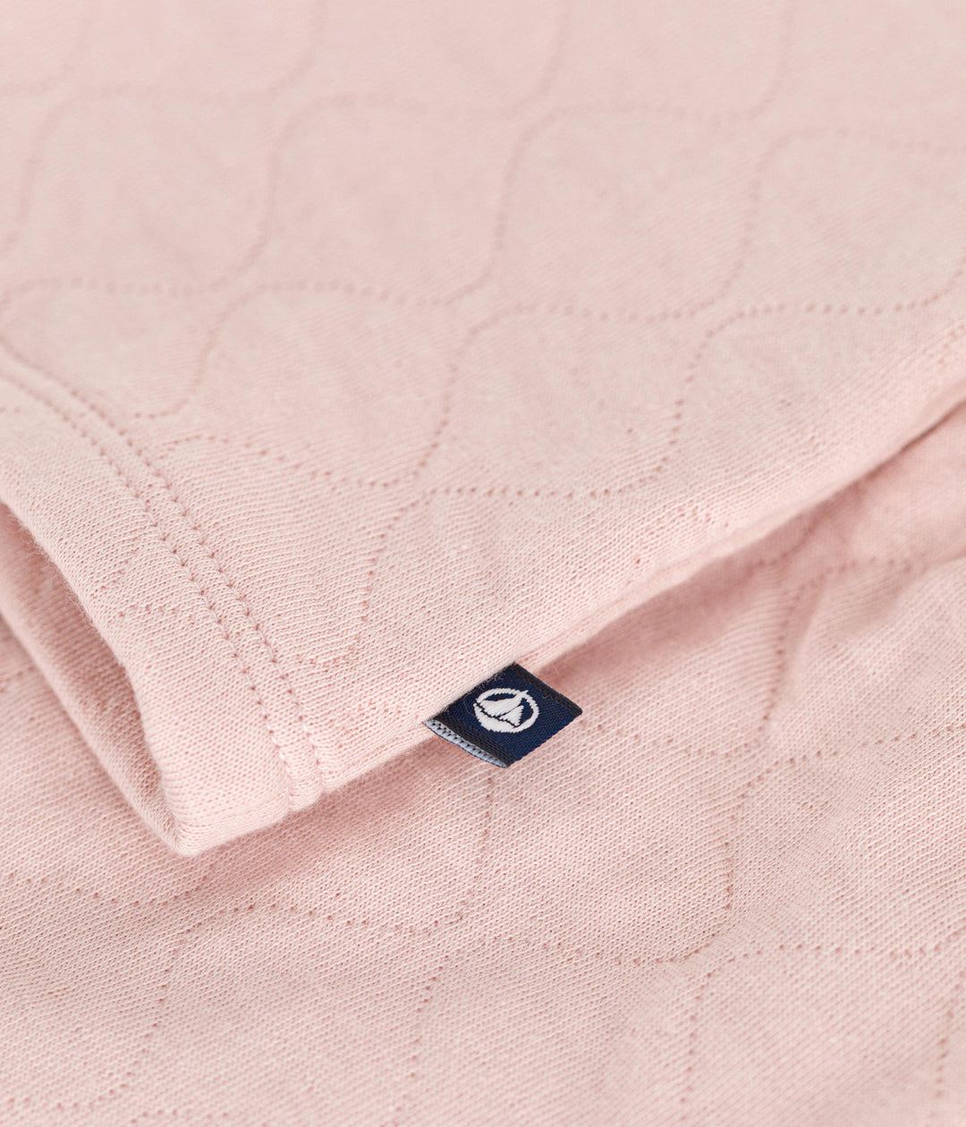 Completo due pezzi rosa in tubique trapuntato neonato A0BNB 01 PETIT BATEAU 