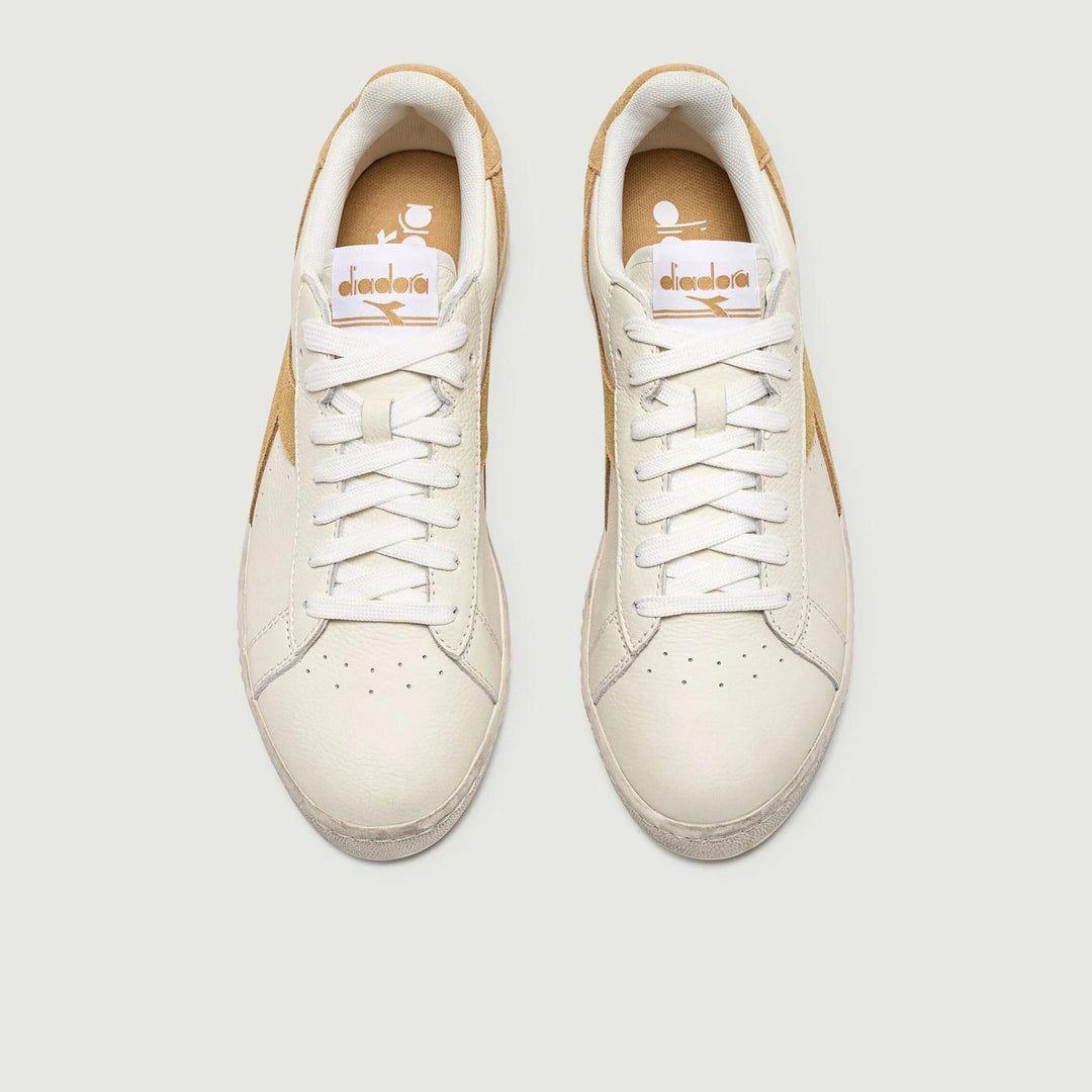 SNEAKERS GAME L LOW WAXED BIANCO BEIGE 501 180188C9592 DIADORA 