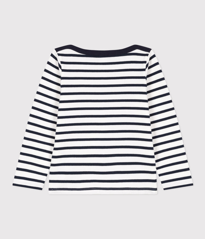 Marinière bambina/bambino in cotone biologico A08LX 01 PETIT BATEAU 