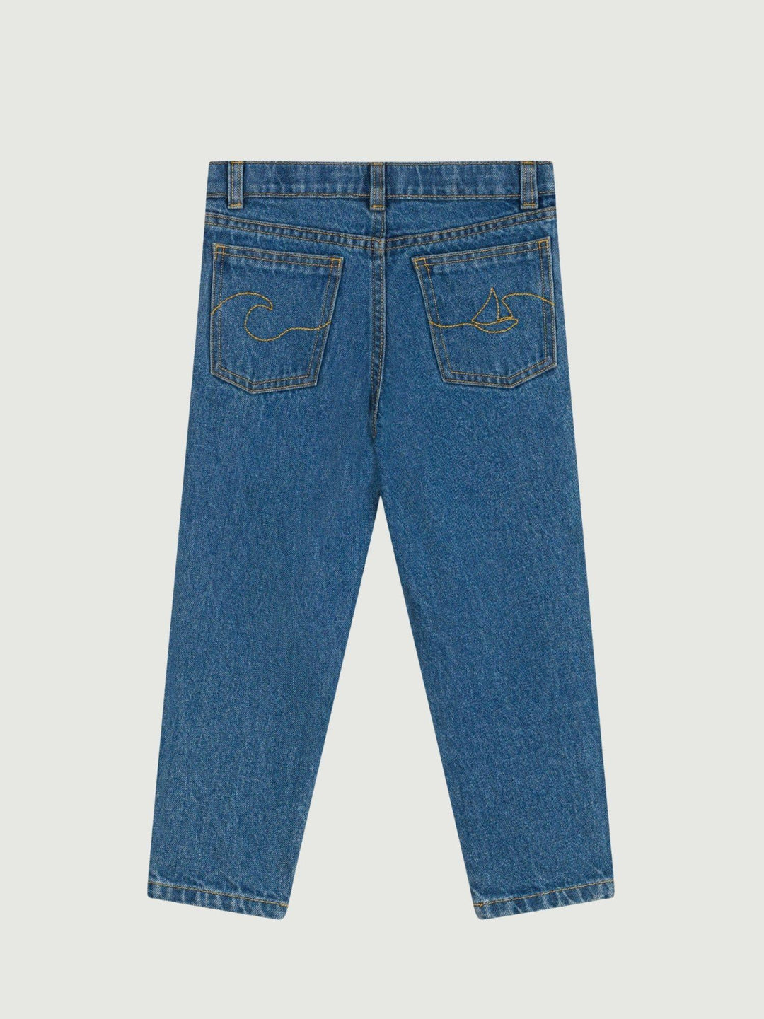 Pantaloni elasticizzati in denim A0DWD 01 PETIT BATEAU 