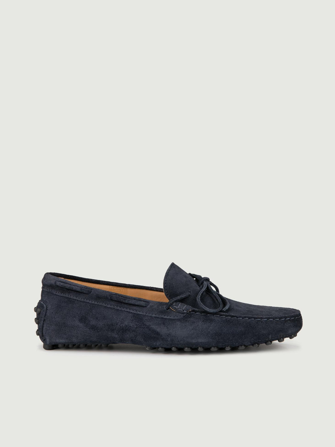 Mocassino gommini in pelle scamosciata navy KALEIDO 419 ANDREA MORANDO 