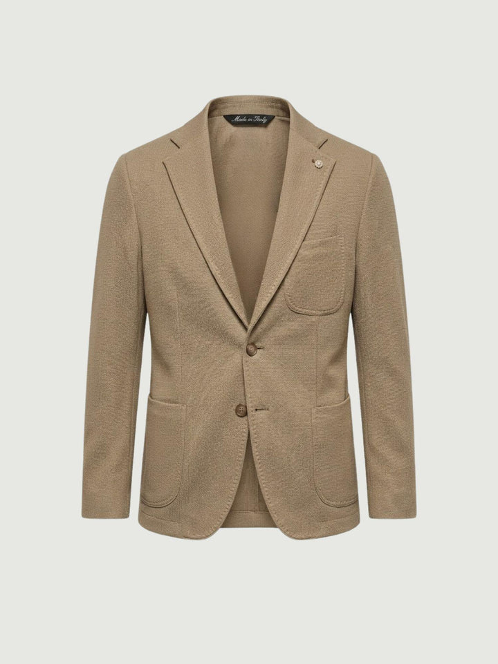 Blazer con microtrama tortora S1141 TORTORA ANDREA MORANDO 