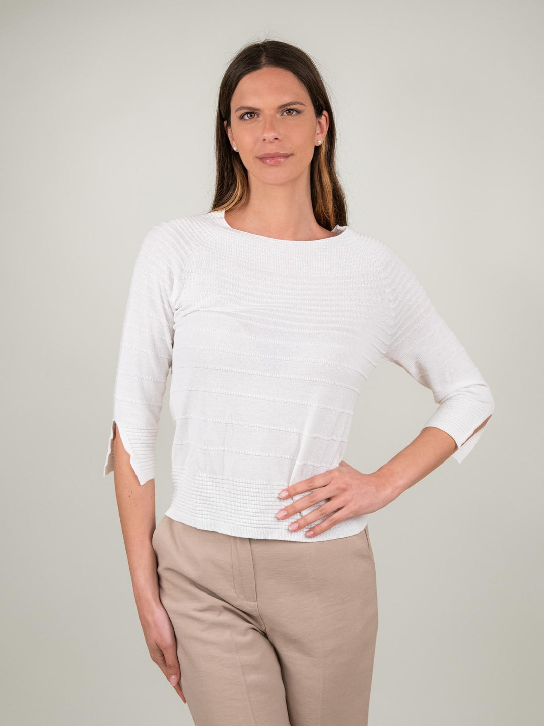 MANICA 3/4 1613 BIANCO ANDREA MORANDO 