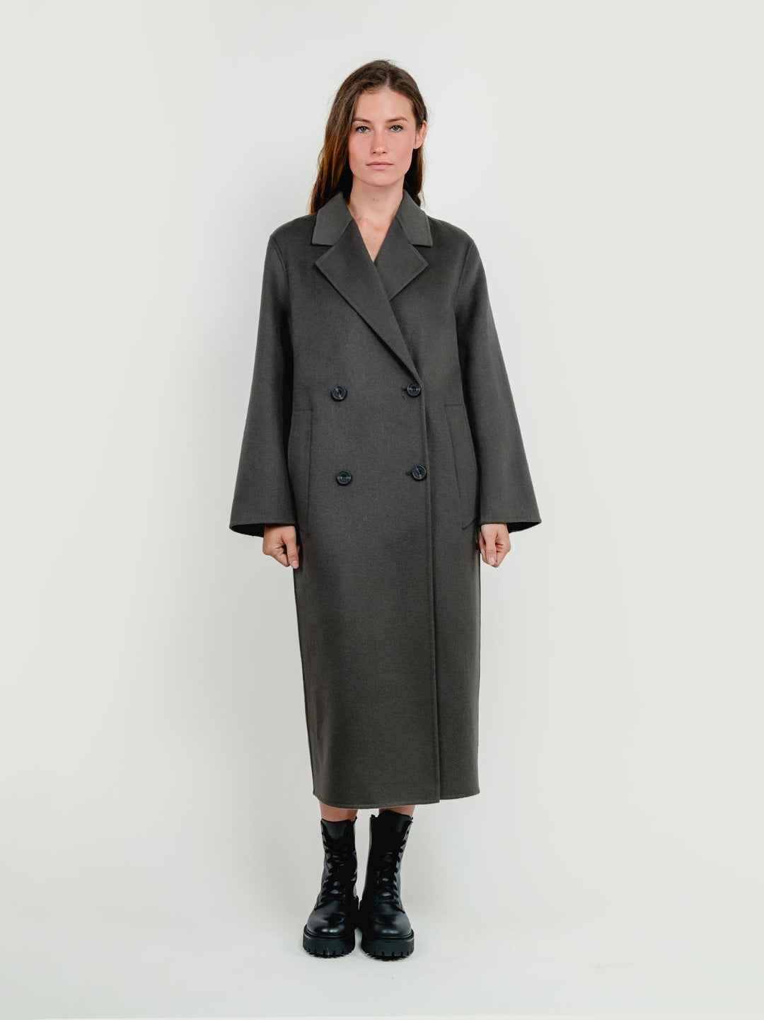 CAPPOTTO in lana DOPPIOPETTO DIANE VERDE DIANE GREEN ANDREA MORANDO 