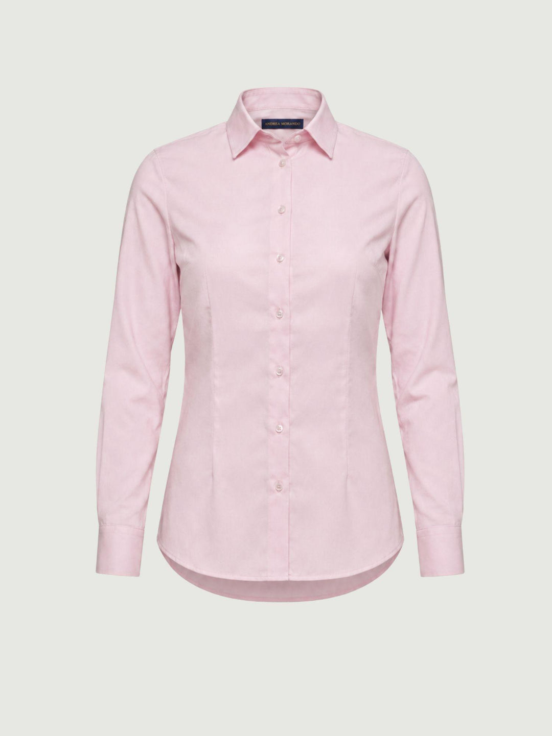 Camicia di cotone rosa 538/2 ROSA ANDREA MORANDO 