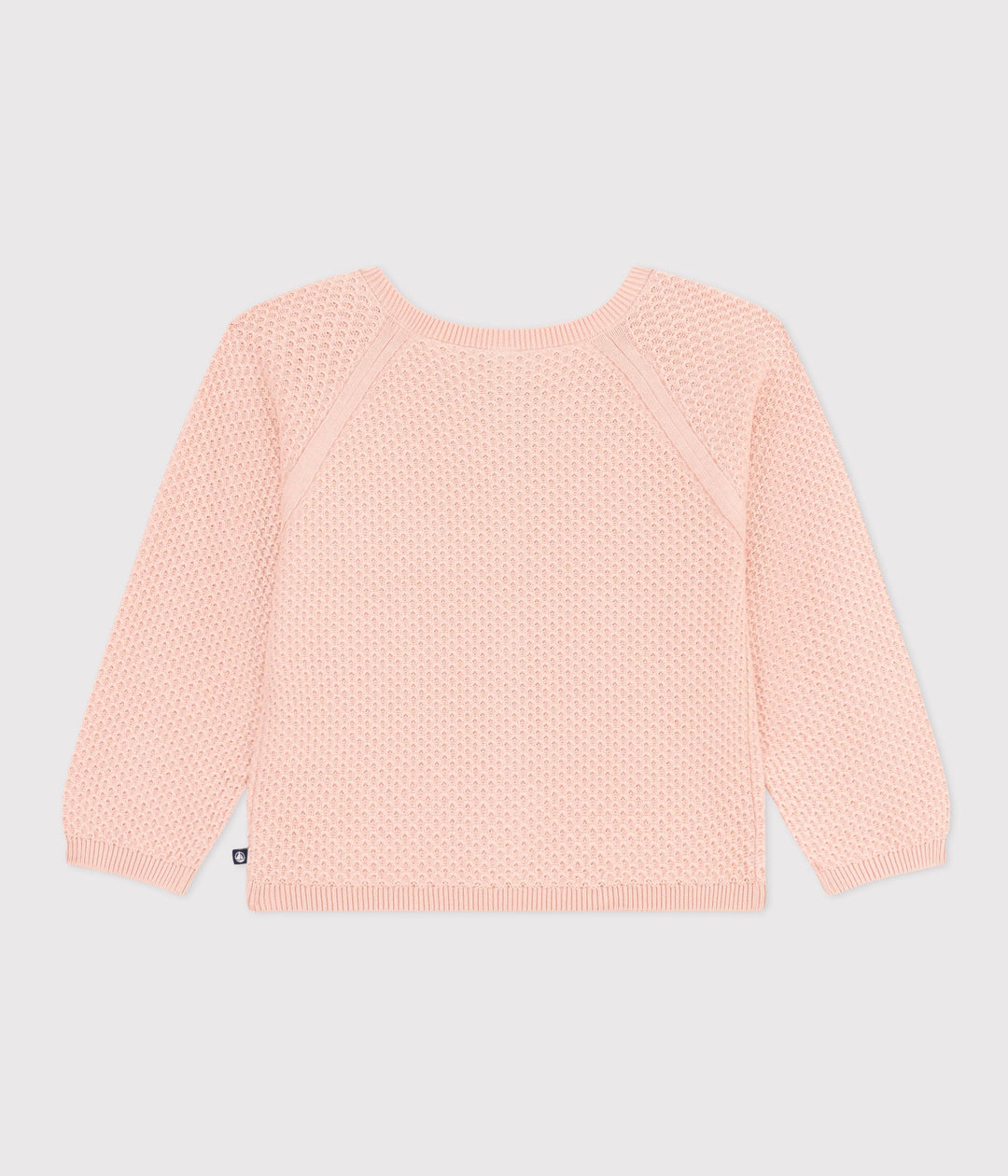 CARDIGAN ROSA IN COTONE BAMBINA A09KX 02 PETIT BATEAU 