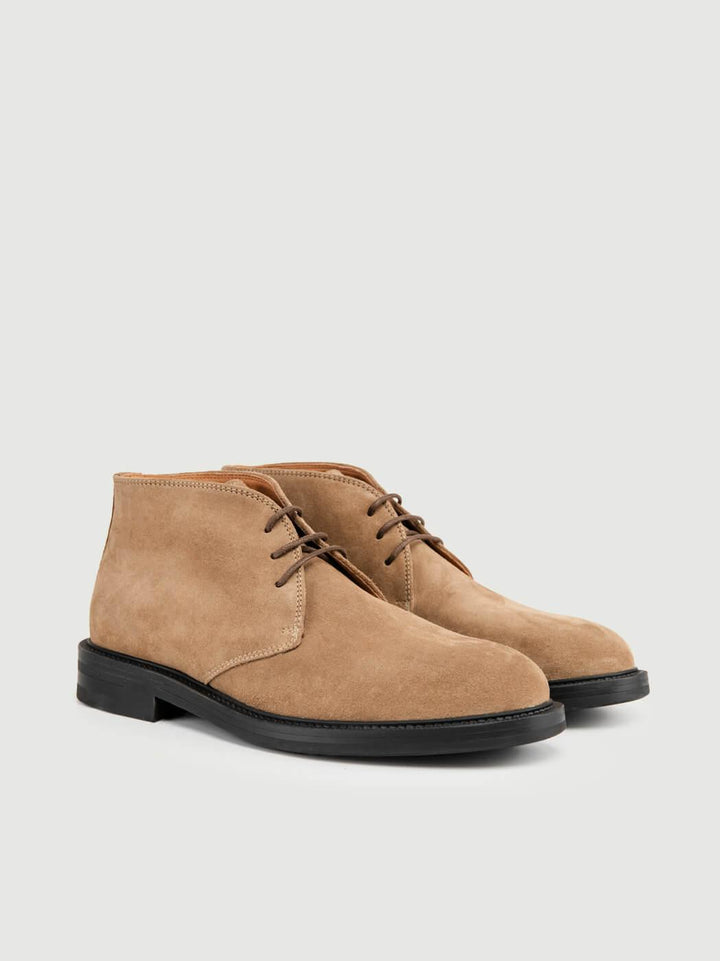 POLACCHINO IN PELLE SCAMOSCIATA SABBIA 073 TAUPE SAXONE 
