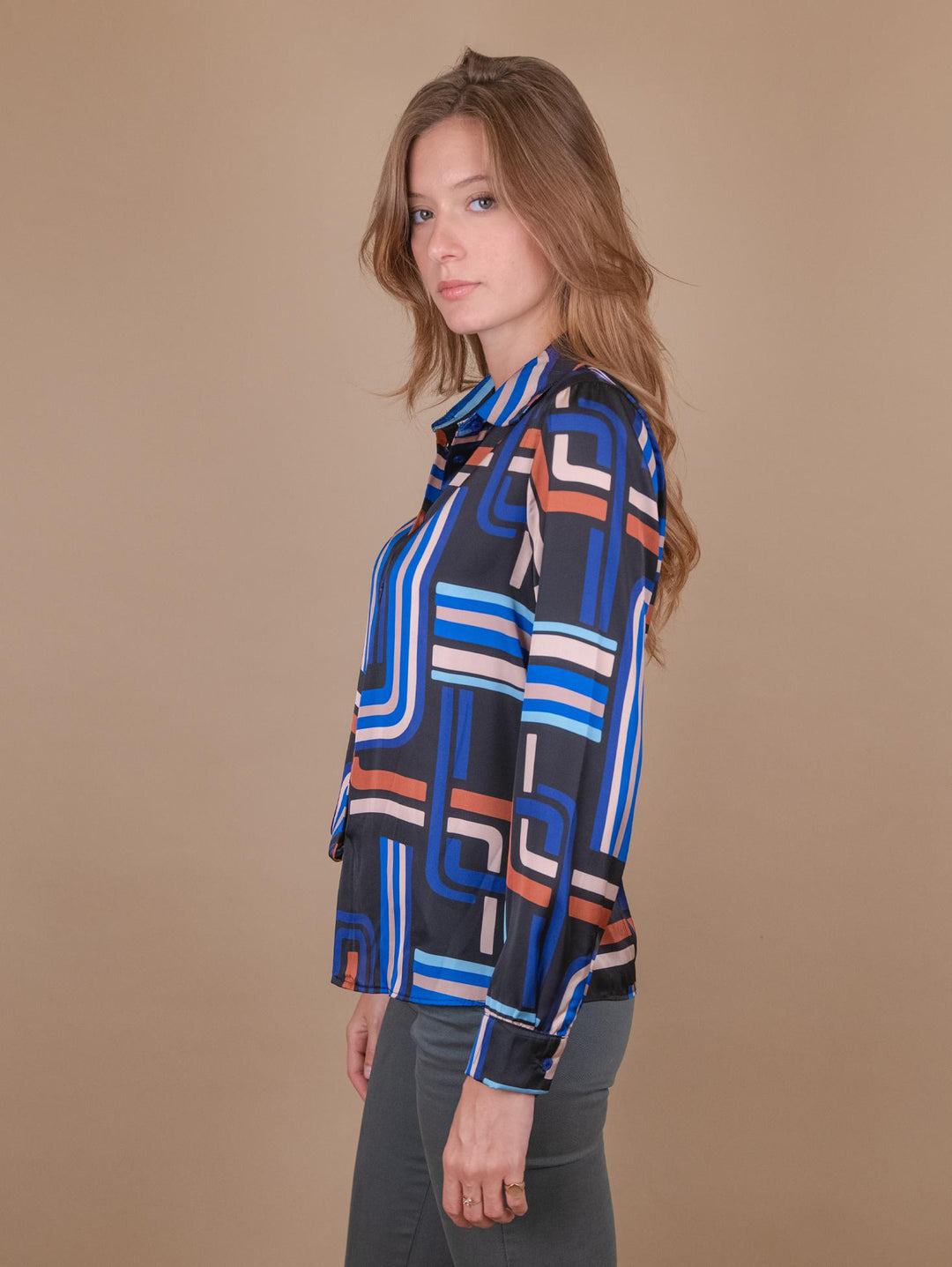 CAMICIA FANTASIA OPTICAL C2446 3250 ANDREA MORANDO 