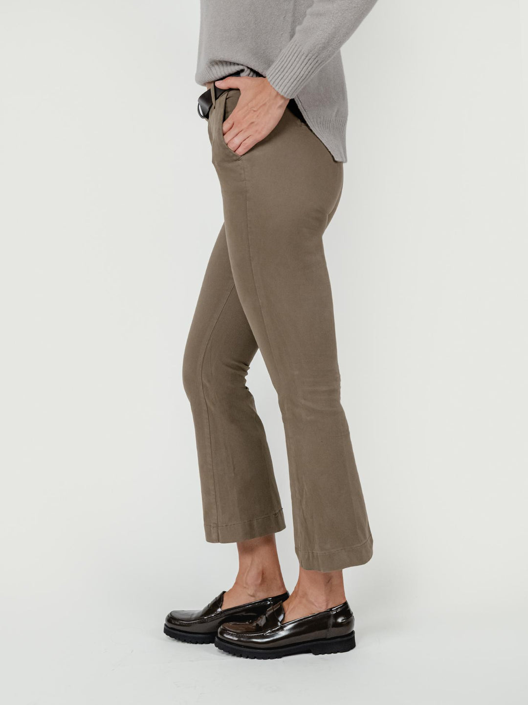 PANTALONE A TROMBETTA TORTORA 824JA TORTORA ANDREA MORANDO 