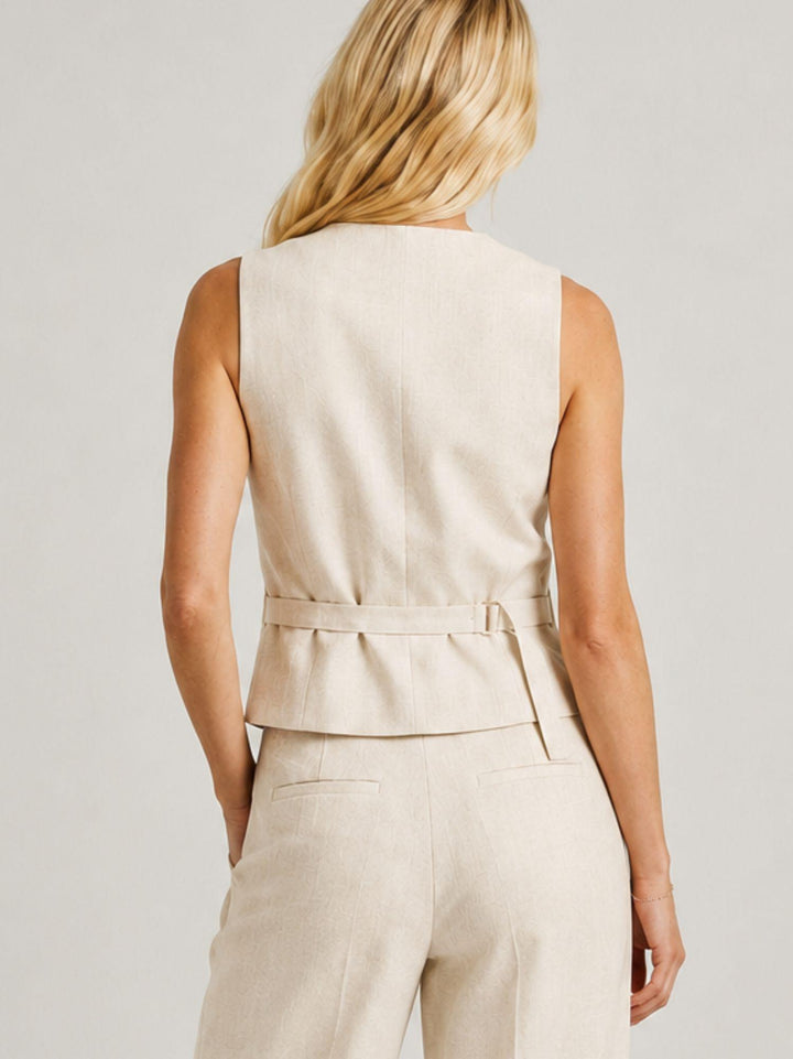 Gilet sartoriale panna 9933OR PANNA ANDREA MORANDO 
