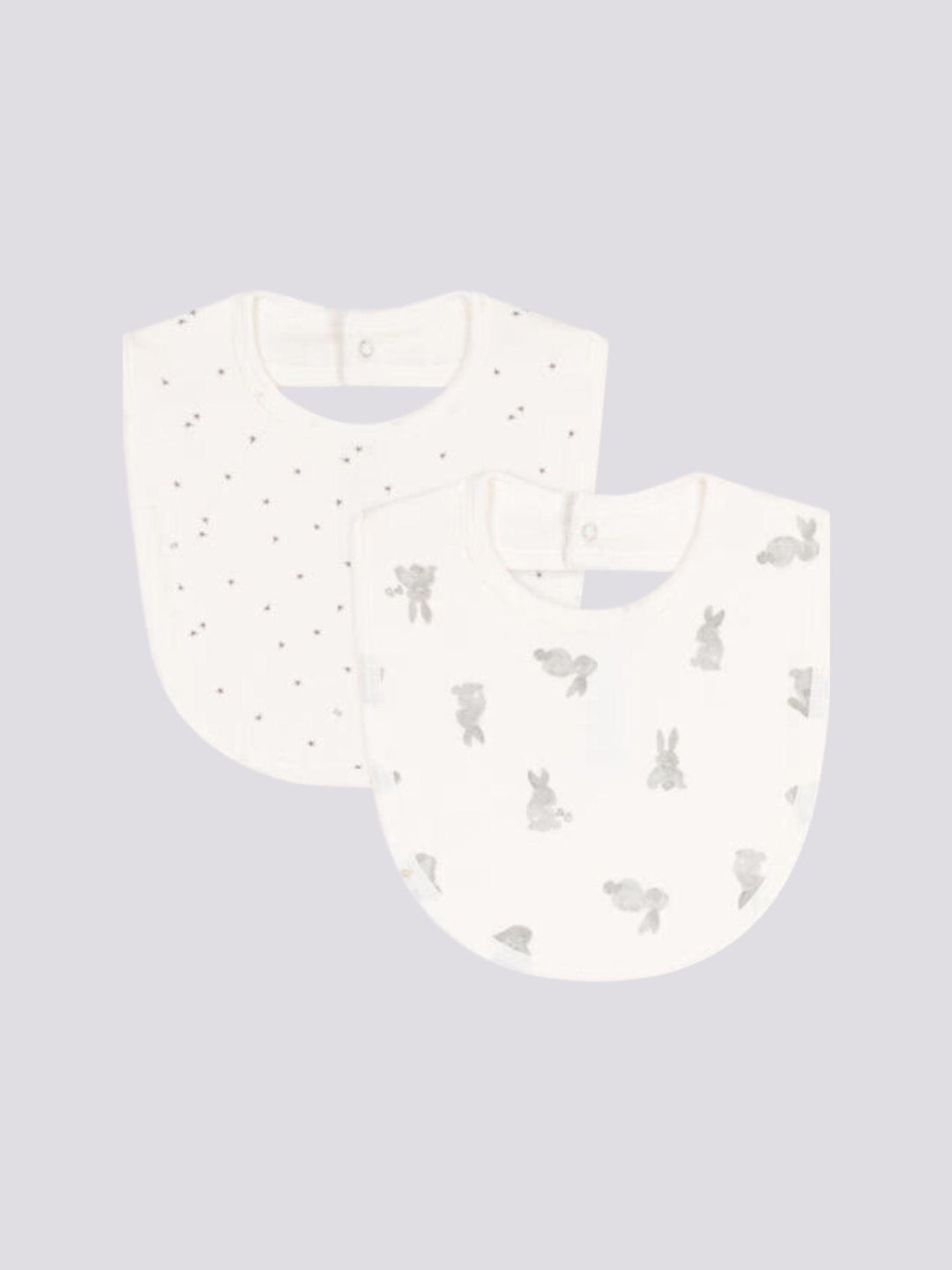 CONFEZIONE DA 2 BAVAGLINI IN COTONE PER NEONATI A09S7 03 PETIT BATEAU 
