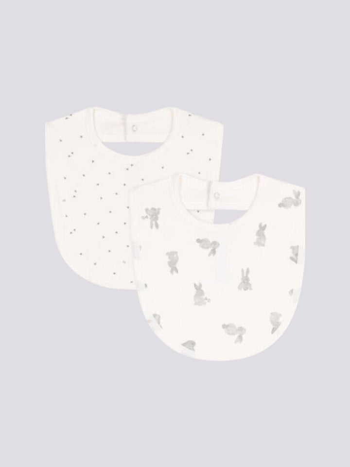 CONFEZIONE DA 2 BAVAGLINI IN COTONE PER NEONATI A09S7 03 PETIT BATEAU 