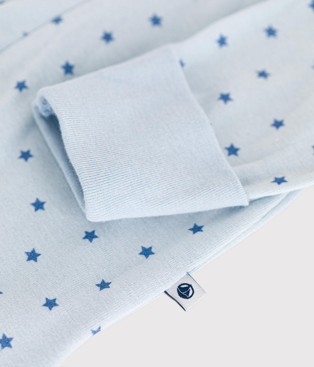 Tutina azzurra con colletto arrotondato A0AV7 03 PETIT BATEAU 
