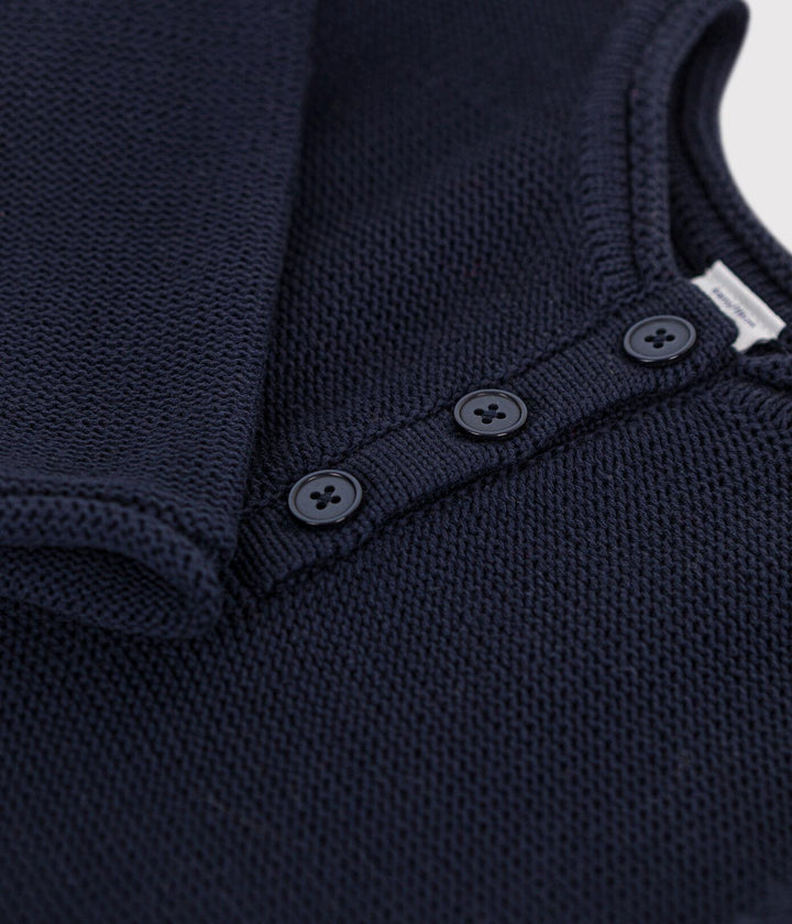 ABITO A MANICHE LUNGHE IN MAGLIA BAMBINA A082L 02 PETIT BATEAU 