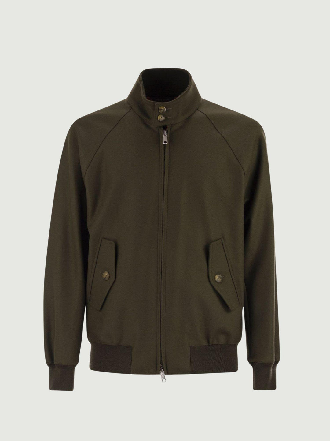 GIACCA G9 MELTON IN LANA VERDE BEECH 1076 8185 BARACUTA 