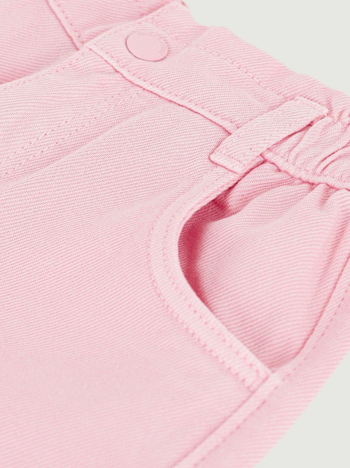 Pantaloni palazzo in cotone rosa A0F03 02 PETIT BATEAU 