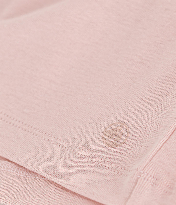T-SHIRT IN COTONE ROSA BAMBINA A09VT 01 PETIT BATEAU 