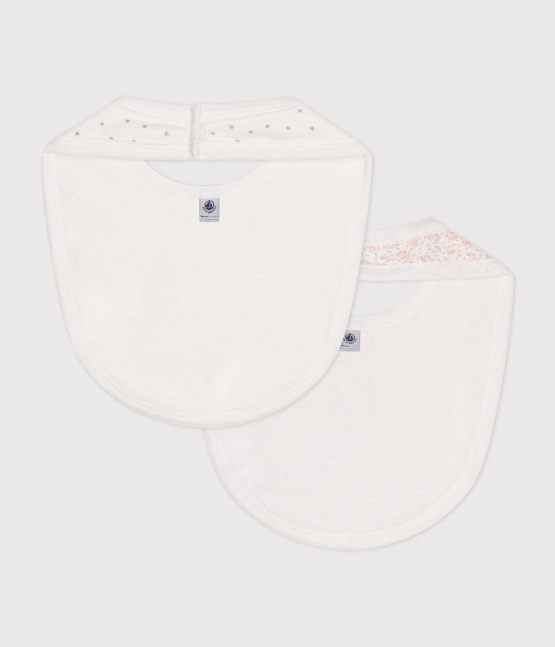 CONFEZIONE DA DUE BAVAGLINI BEBÈ A09SG 03 PETIT BATEAU 
