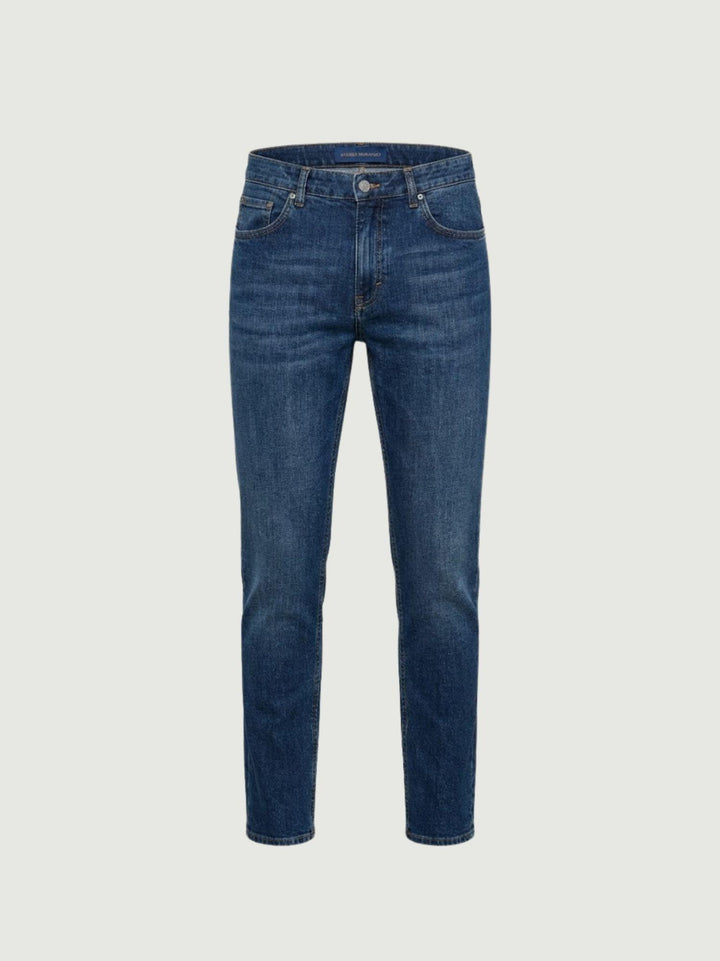 Jeans 5 tasche in cotone lavaggio medio 7607CAR CRETA ANDREA MORANDO 