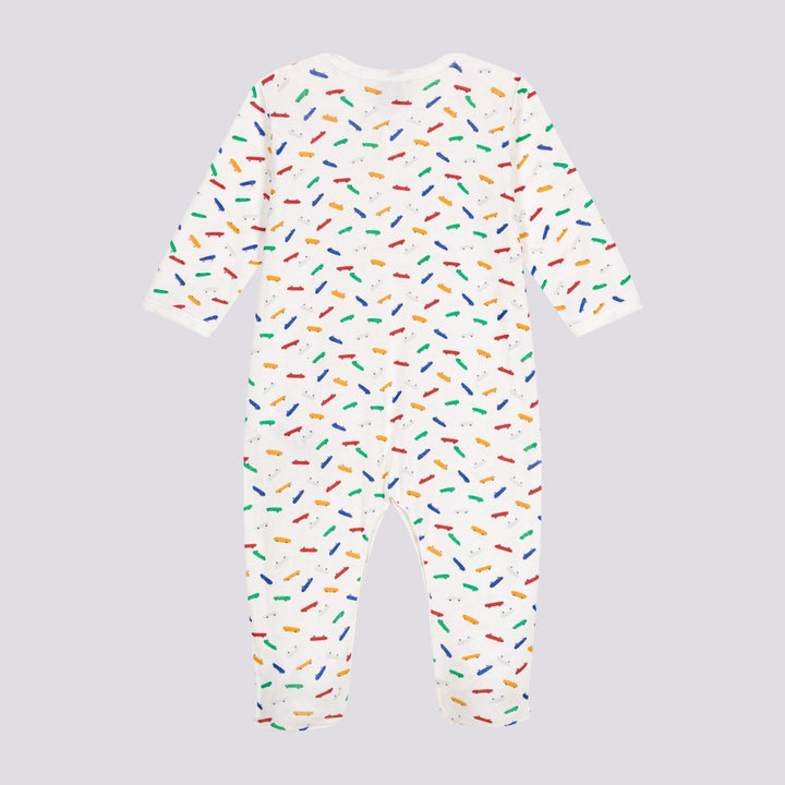 PIGIAMA BEBÈ IN COTONE CON STAMPA SKATEBOARD A09QD 01 PETIT BATEAU 