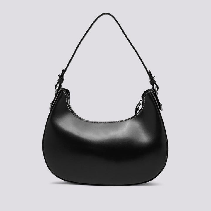 BORSA Bianca in PELLE spazzolata nera BS 10426 CALF-NA 001 GIANNI CHIARINI 