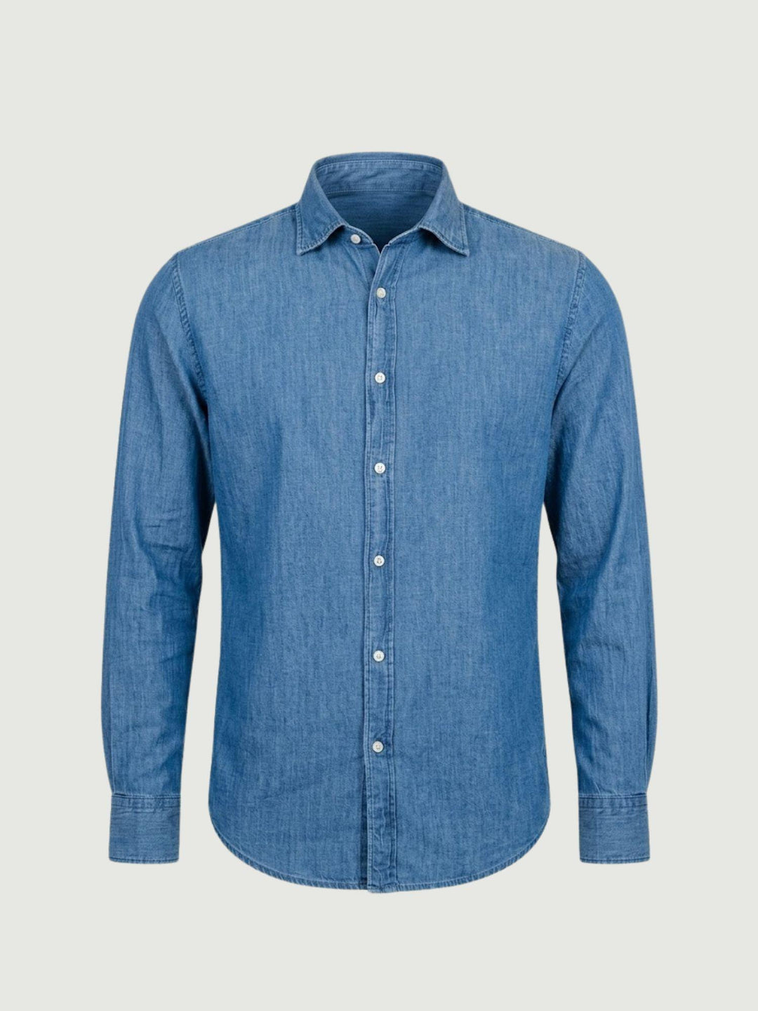 Camicia in tessuto denim medio NELSON 01 DEPERLU 