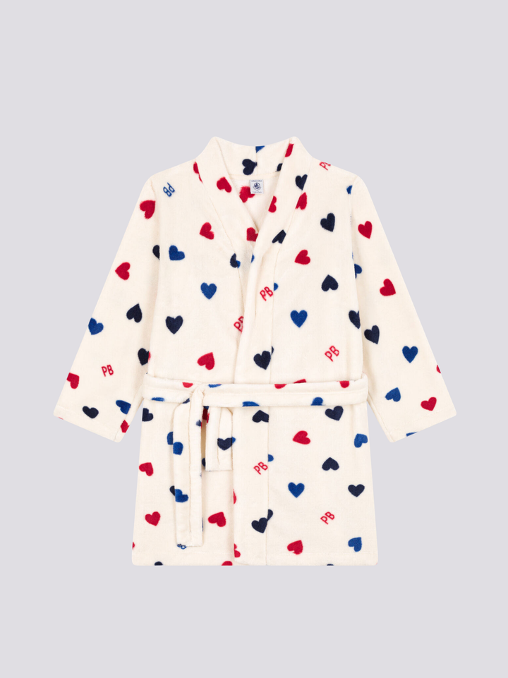 VESTAGLIA IN PILE BAMBINO UNISEX A0848 01 PETIT BATEAU 