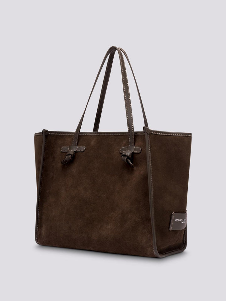 SHOPPING MARCELLA IN CAMOSCIO CIOCCOLATO BS 9750/23AI CM-PL 2196 GIANNI CHIARINI 