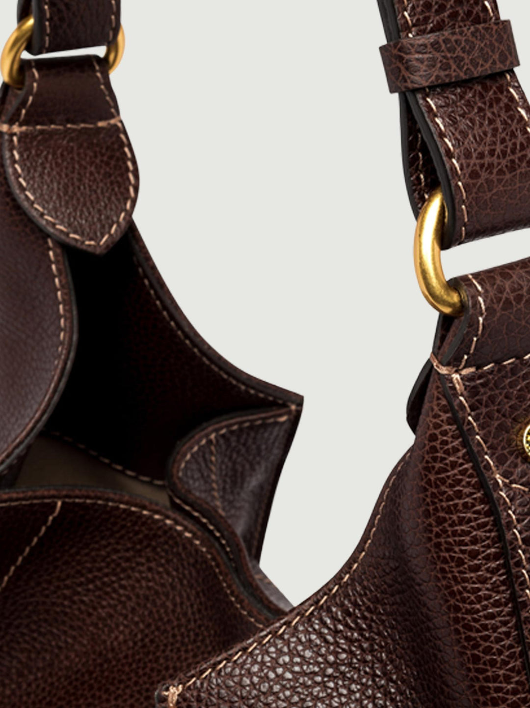 BORSA A SPALLA OLLY DARK BROWN 11056 RMN 31 GIANNI CHIARINI 