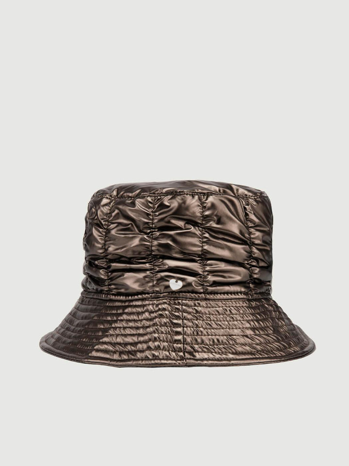 CAPPELLO BUCKET DA PIOGGIA BRONZO CP4284 MARRONE ANDREA MORANDO 
