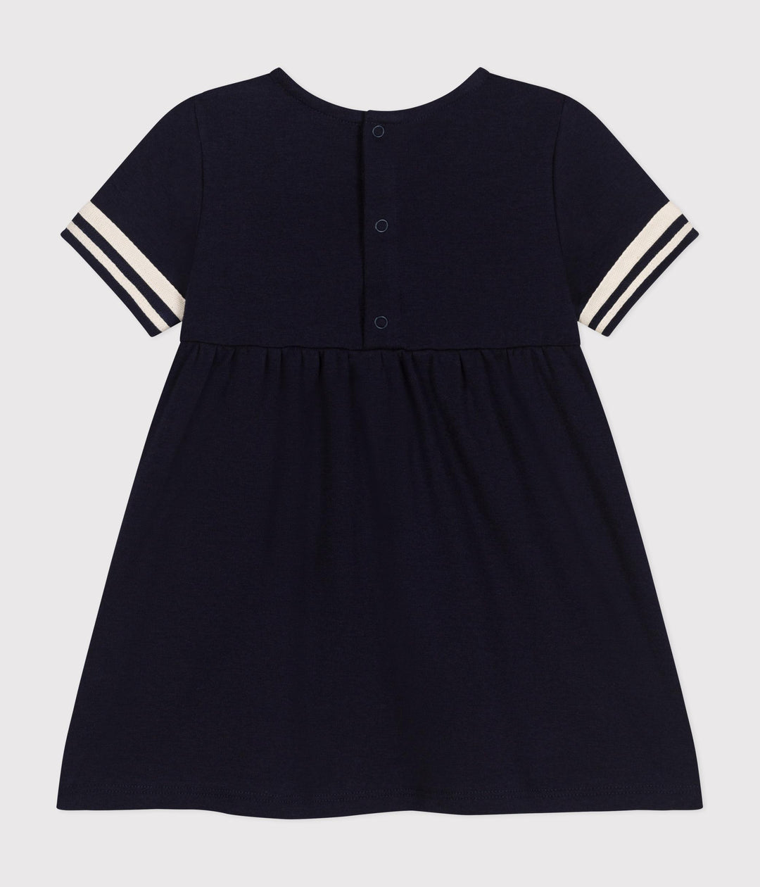 ABITO BEBÈ ALLA MARINARA BLU IN COTONE BIOLOGICO A0A1R 01 PETIT BATEAU 