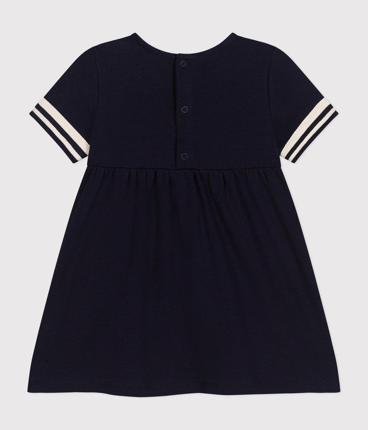 ABITO BEBÈ ALLA MARINARA BLU IN COTONE BIOLOGICO A0A1R 01 PETIT BATEAU 