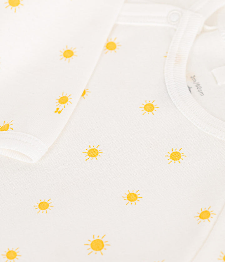 PIGIAMA BEBÈ IN COTONE fantasia piccoli soli A09GF 03 PETIT BATEAU 