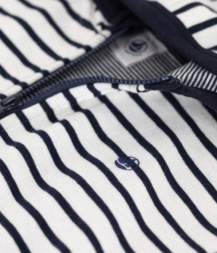 FELPA CON CAPPUCCIO IN JERSEY SPESSO PER BEBÈ A08H1 01 PETIT BATEAU 