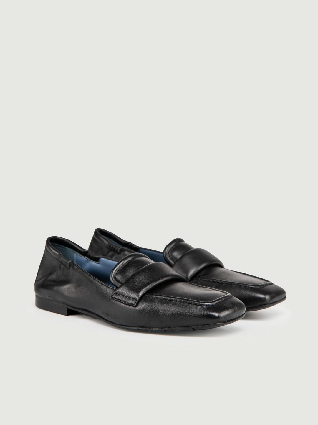 MOCASSINO IN NAPPA NERA SR2323 1 ANDREA MORANDO 