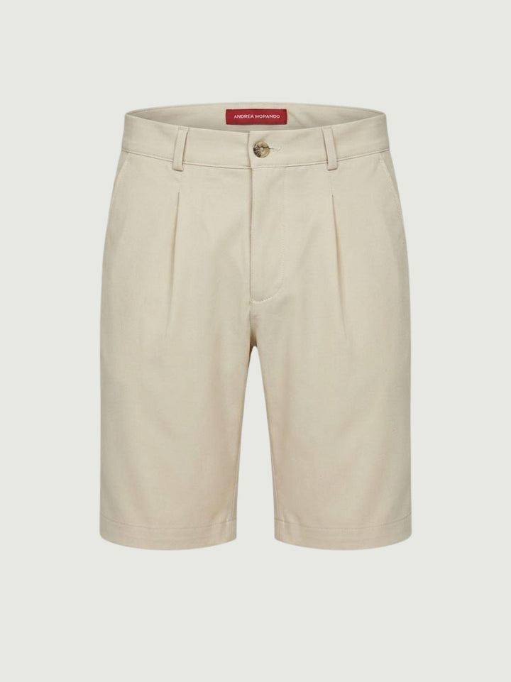 Bermuda in tessuto tecnico stretch beige BU26S47BEPA1423TECH 110 ANDREA MORANDO 