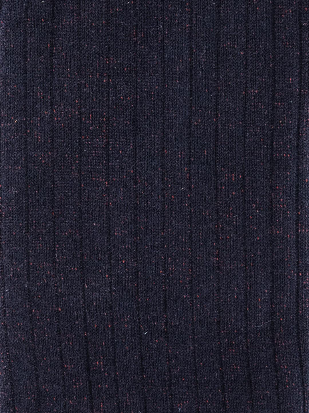 CALZA LUNGA A COSTE BLU E ROSSO 64558G JEANS RED 